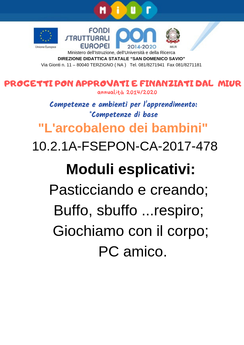 larcobaleno dei bambini