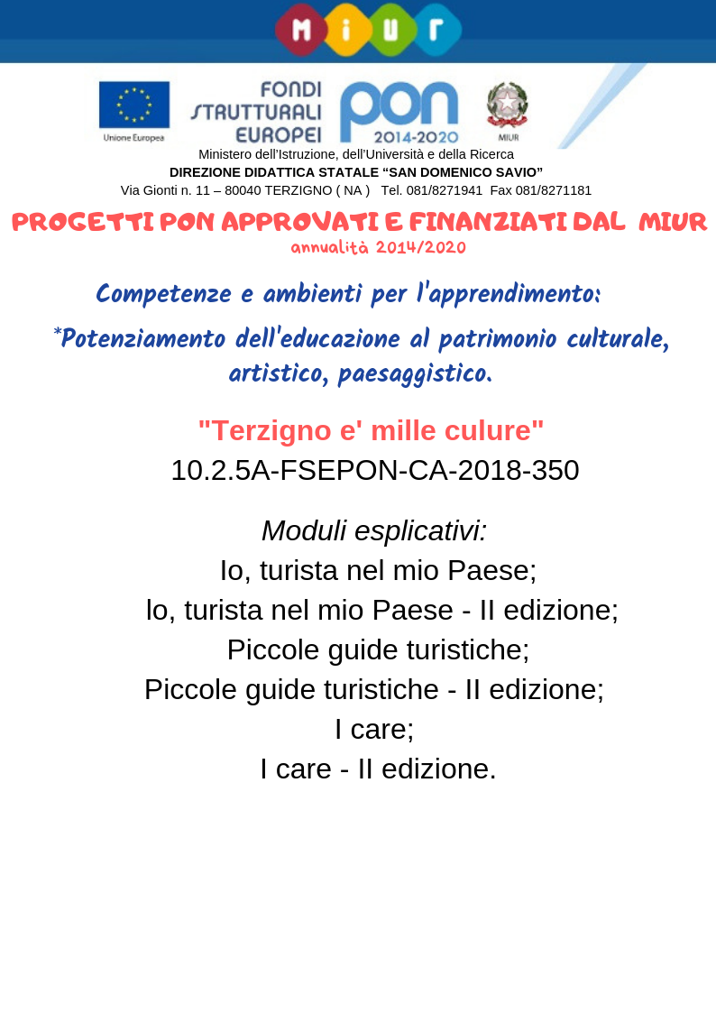 terzigno e mille culure